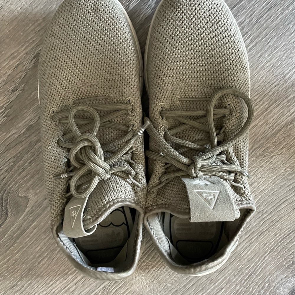 Green slip on adidas